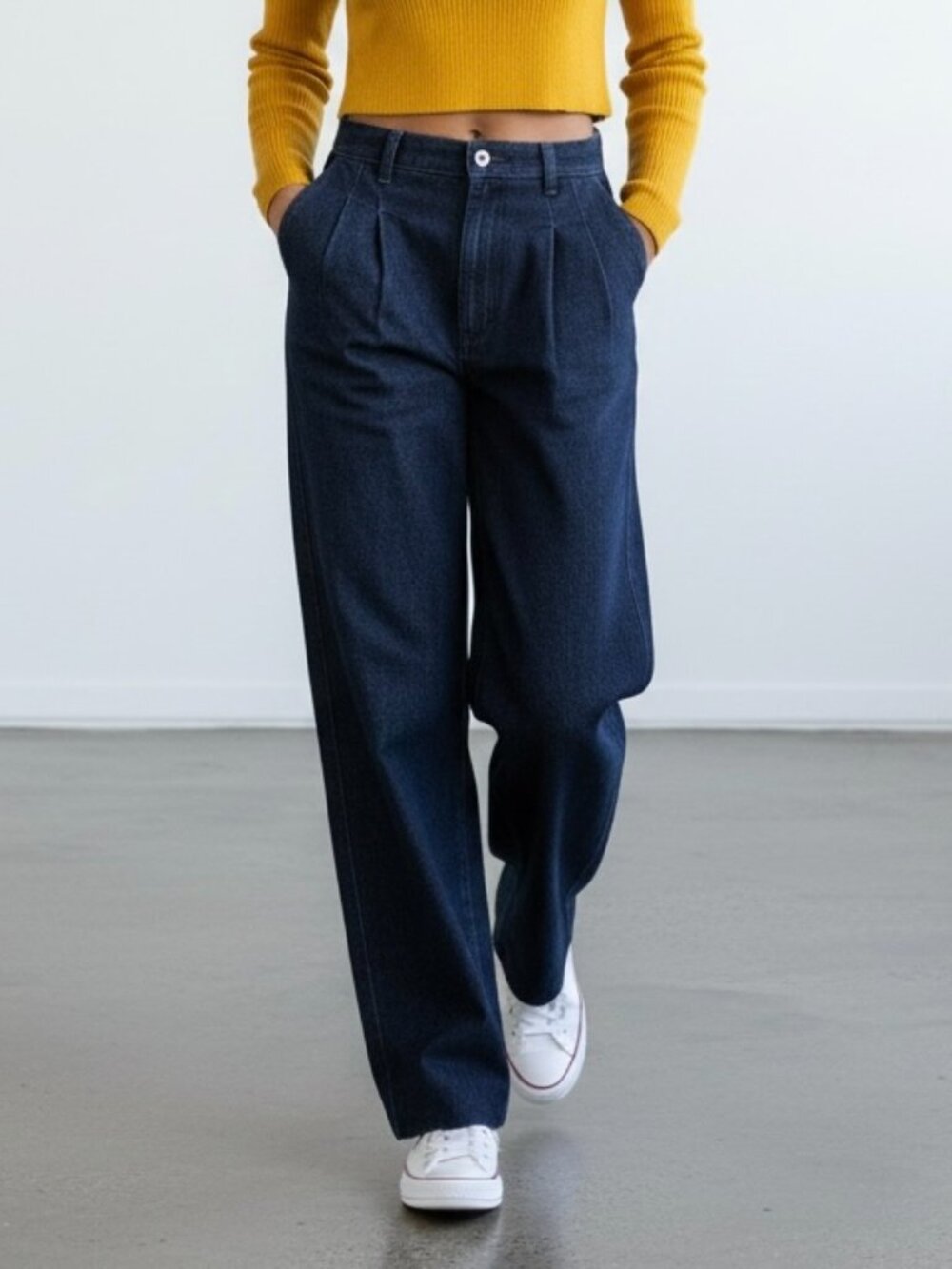 Vintage 1980's ‎ Pizzazz Pleated High Waist Jeans Women's sz 10 Straight Legs